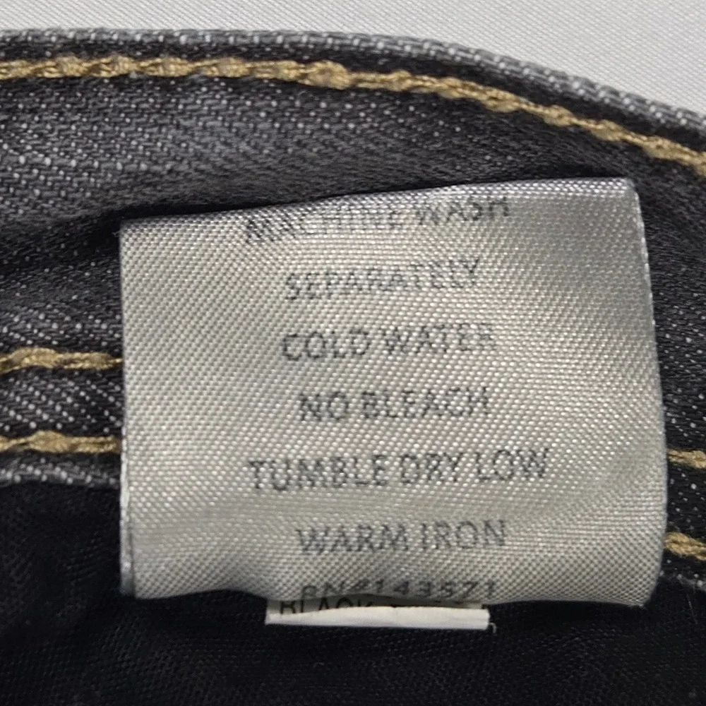 T.K. Axel Black Rock‎ Relaxed Straight Jeans Mens 30x30 Gray Denim